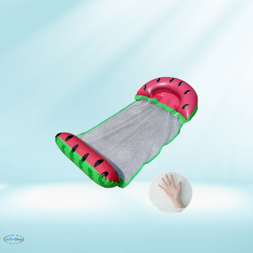Fruchtmatratze luftmatratze Wasserhängematte Aufblasbar Pool – Faltbare Pool Liege & Schwimmhammock aus PVC – Premium Pool Luftmatratze & Schwimmsessel für Erwachsene & Kinder – Perfekt für Pool, Strand & Urlaub