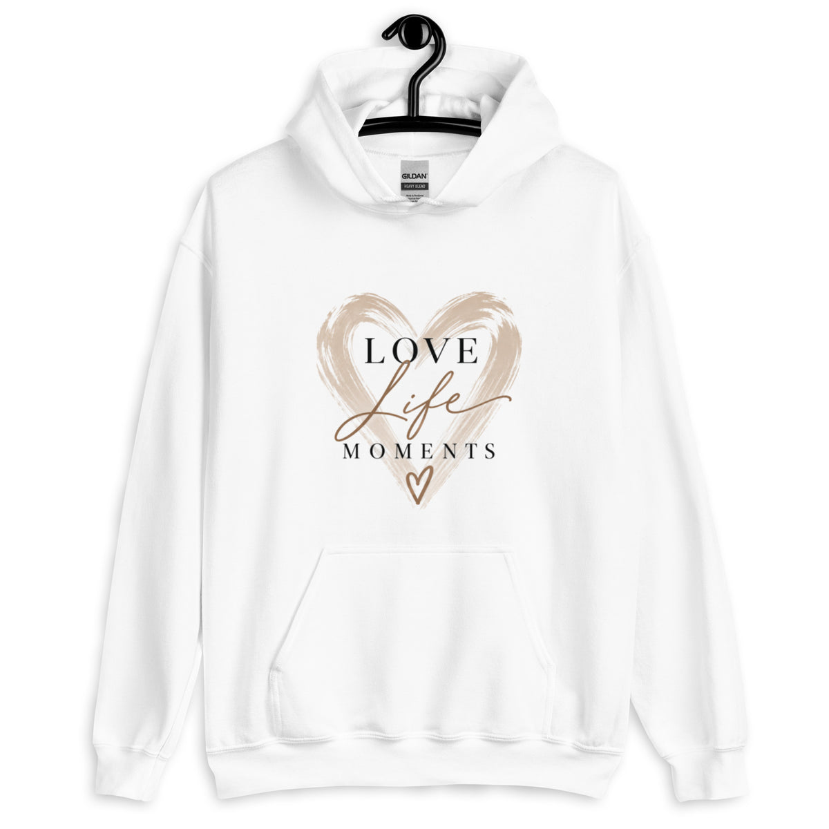 Damen Hoodie mit Herz Motiv
