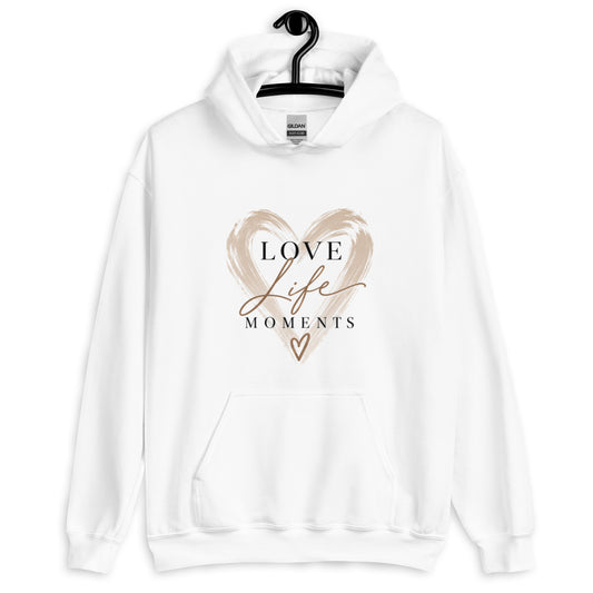 Damen Hoodie mit Herz Motiv