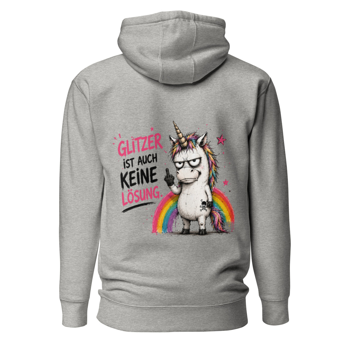 ✨ Glitzerrotz – „Glitzer ist auch keine Lösung“ | Hoodie