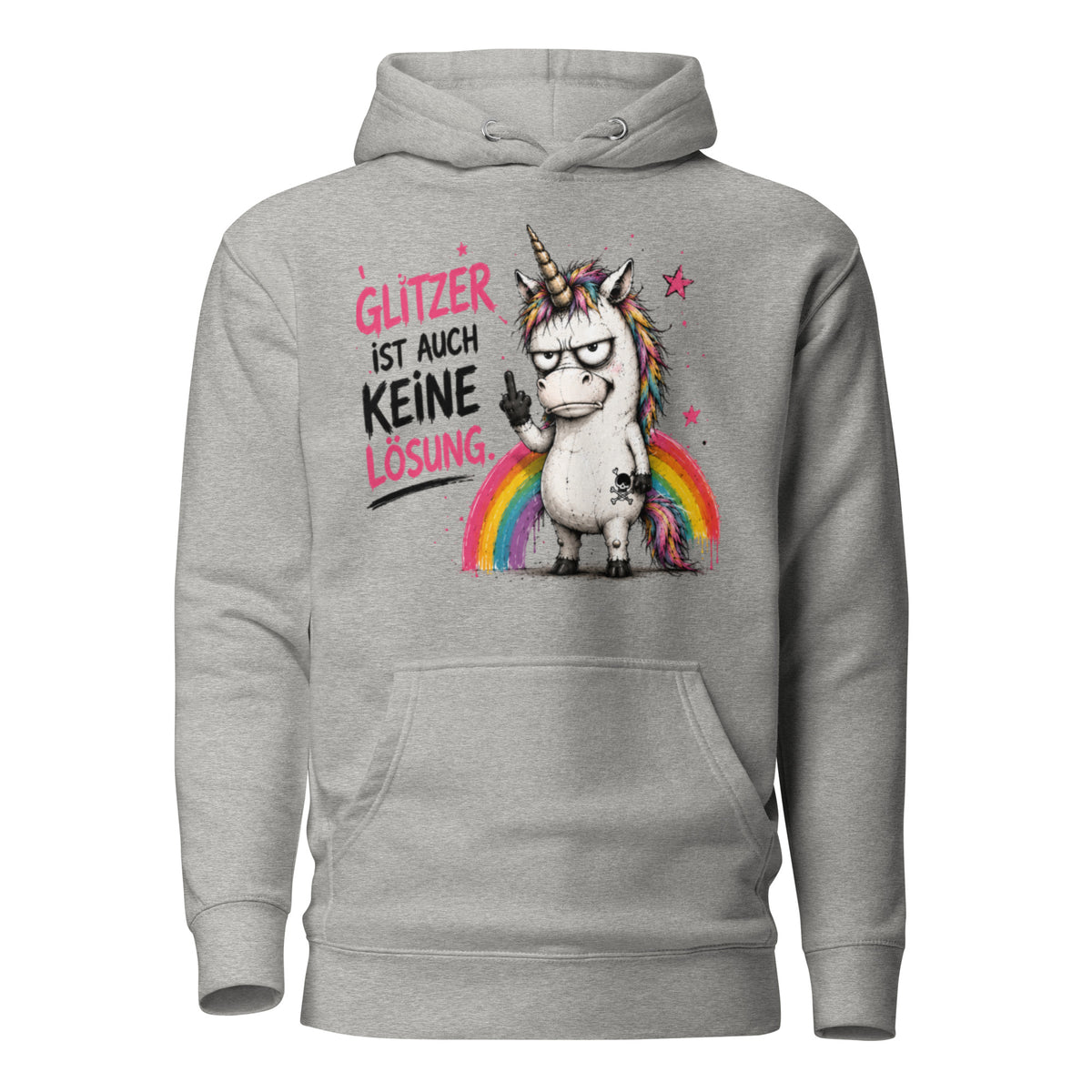 ✨ Glitzerrotz – „Glitzer ist auch keine Lösung“ | Hoodie