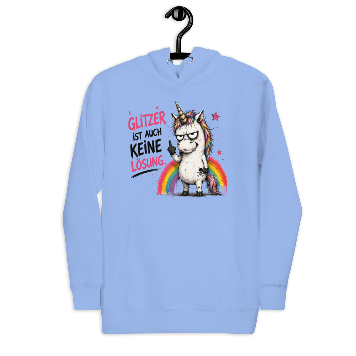 ✨ Glitzerrotz – „Glitzer ist auch keine Lösung“ | Hoodie