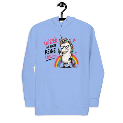 ✨ Glitzerrotz – „Glitzer ist auch keine Lösung“ | Hoodie