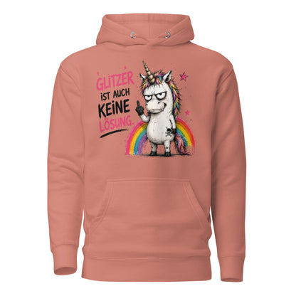 ✨ Glitzerrotz – „Glitzer ist auch keine Lösung“ | Hoodie