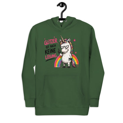 ✨ Glitzerrotz – „Glitzer ist auch keine Lösung“ | Hoodie