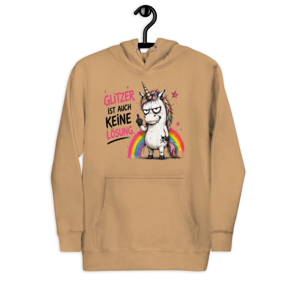✨ Glitzerrotz – „Glitzer ist auch keine Lösung“ | Hoodie