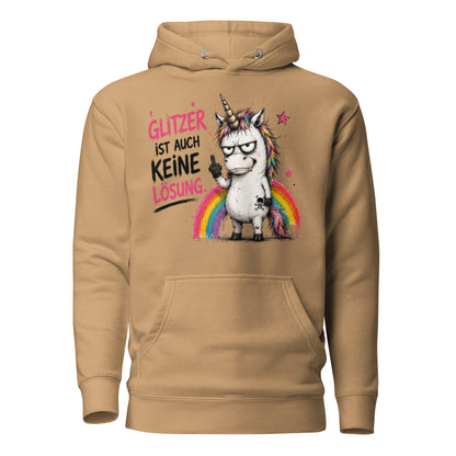✨ Glitzerrotz – „Glitzer ist auch keine Lösung“ | Hoodie