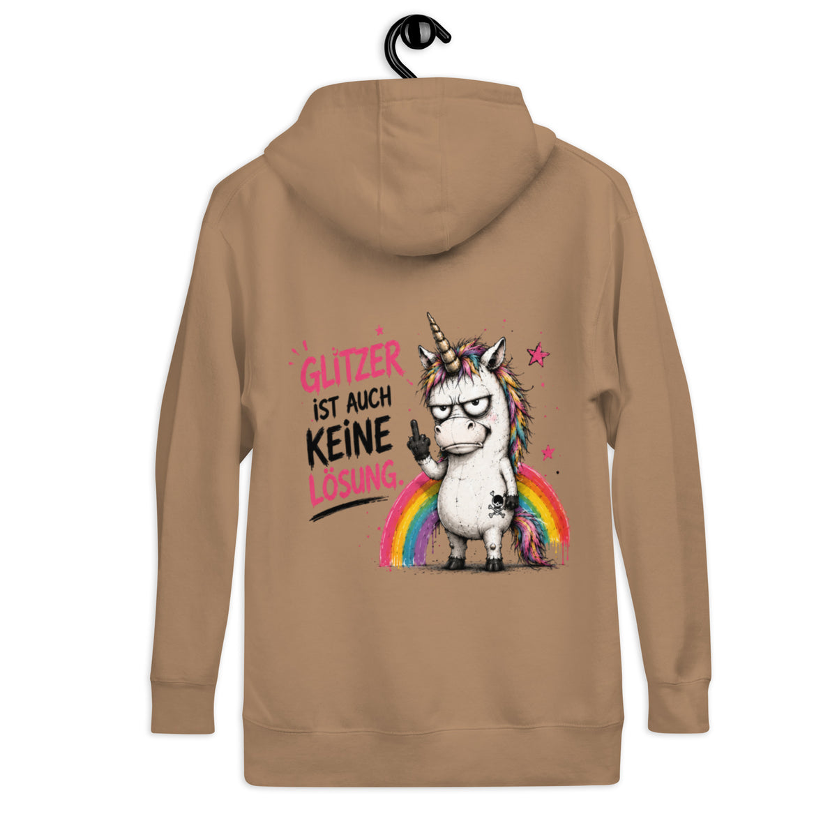 ✨ Glitzerrotz – „Glitzer ist auch keine Lösung“ | Hoodie