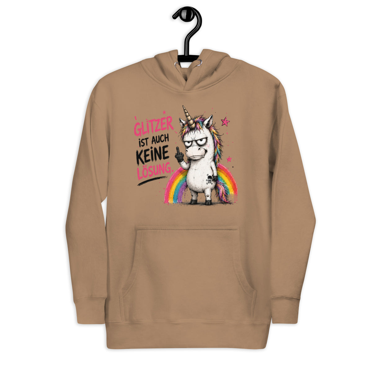 ✨ Glitzerrotz – „Glitzer ist auch keine Lösung“ | Hoodie