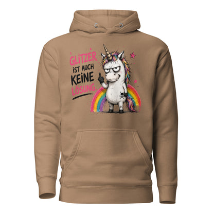 ✨ Glitzerrotz – „Glitzer ist auch keine Lösung“ | Hoodie
