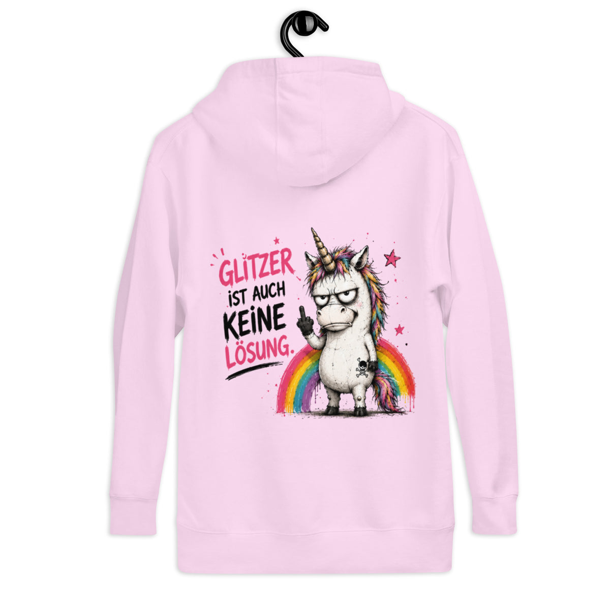✨ Glitzerrotz – „Glitzer ist auch keine Lösung“ | Hoodie