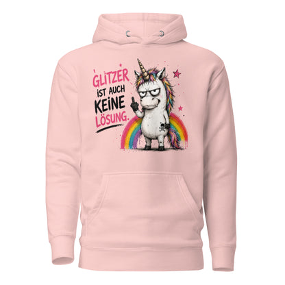 ✨ Glitzerrotz – „Glitzer ist auch keine Lösung“ | Hoodie