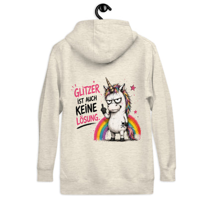 ✨ Glitzerrotz – „Glitzer ist auch keine Lösung“ | Hoodie