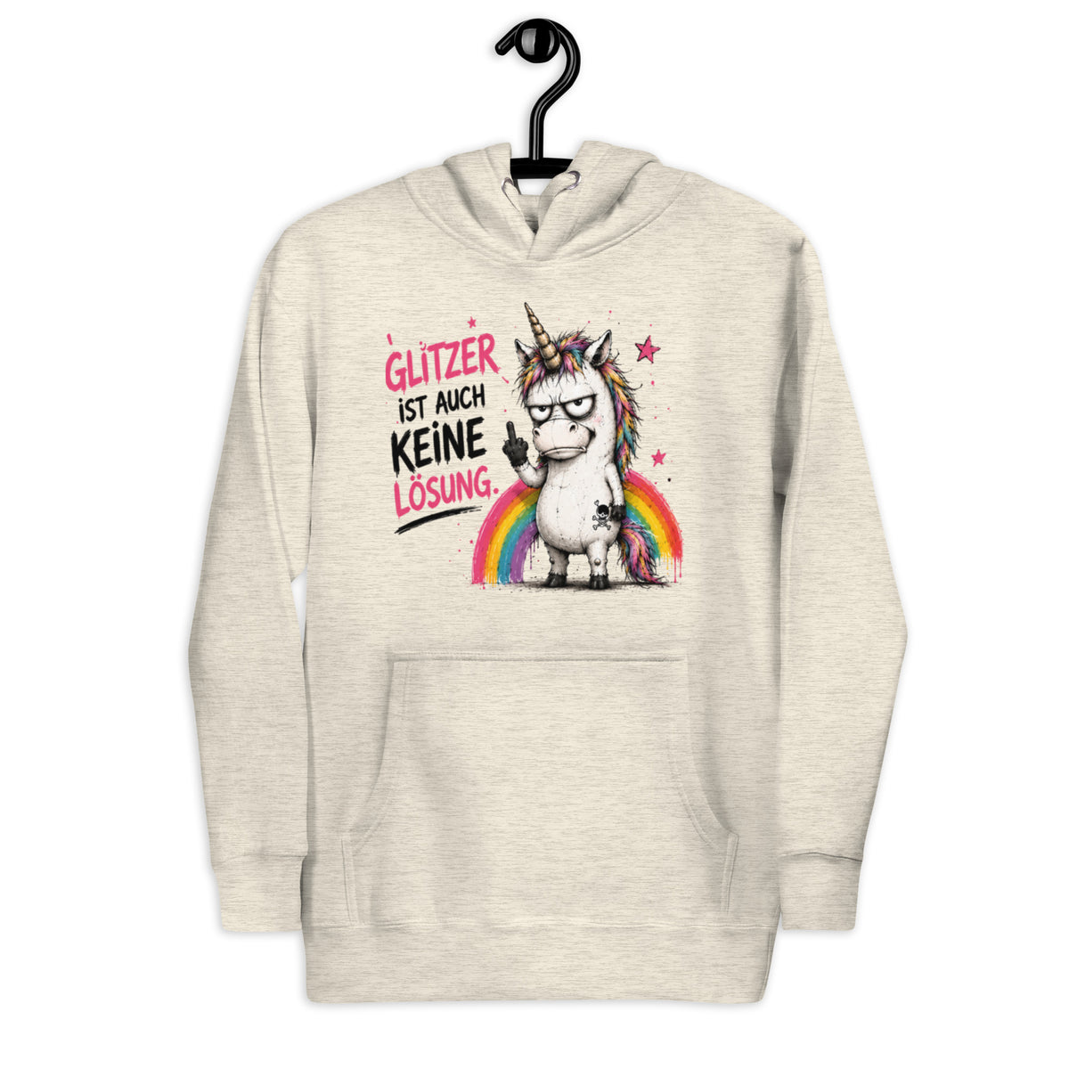 ✨ Glitzerrotz – „Glitzer ist auch keine Lösung“ | Hoodie