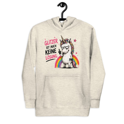 ✨ Glitzerrotz – „Glitzer ist auch keine Lösung“ | Hoodie