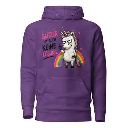 ✨ Glitzerrotz – „Glitzer ist auch keine Lösung“ | Hoodie
