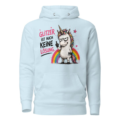 ✨ Glitzerrotz – „Glitzer ist auch keine Lösung“ | Hoodie
