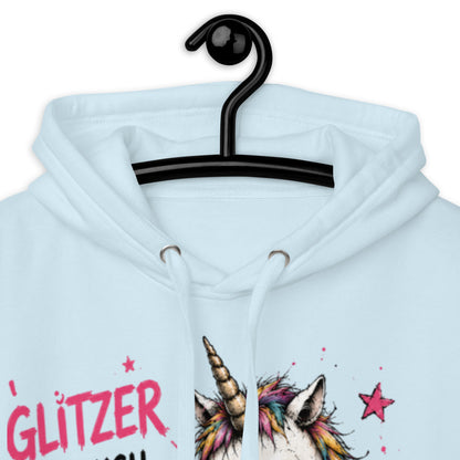 ✨ Glitzerrotz – „Glitzer ist auch keine Lösung“ | Hoodie