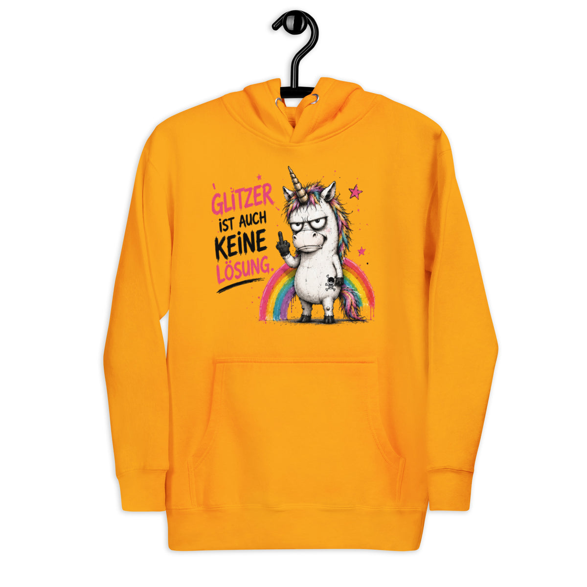 ✨ Glitzerrotz – „Glitzer ist auch keine Lösung“ | Hoodie