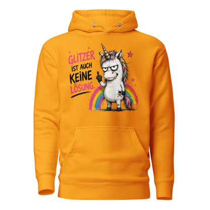 ✨ Glitzerrotz – „Glitzer ist auch keine Lösung“ | Hoodie