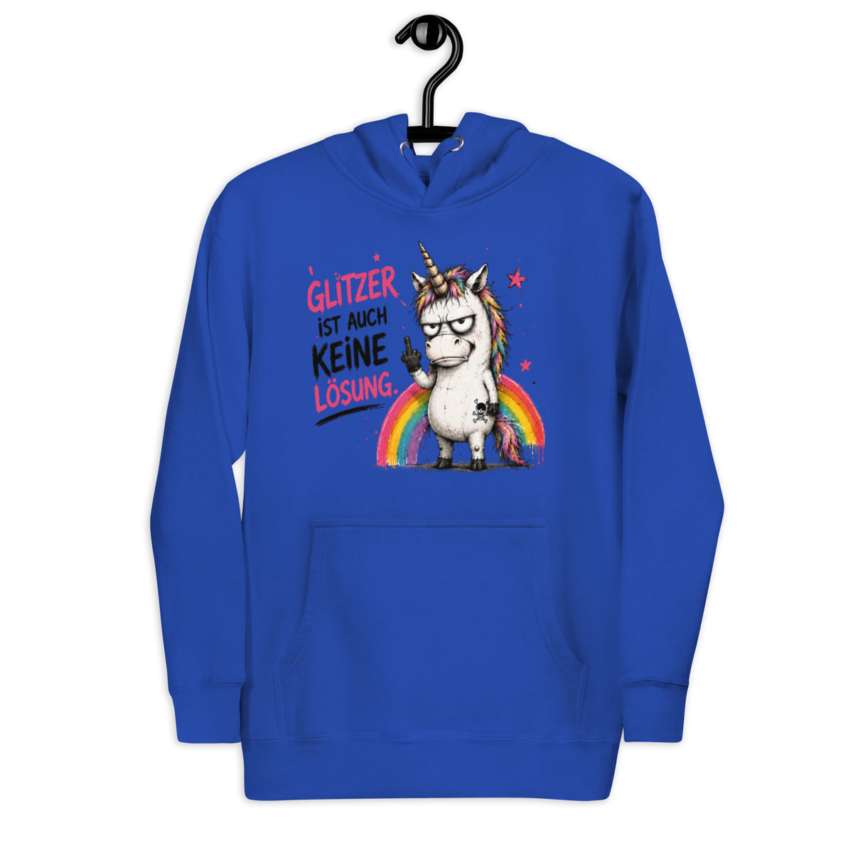 ✨ Glitzerrotz – „Glitzer ist auch keine Lösung“ | Hoodie