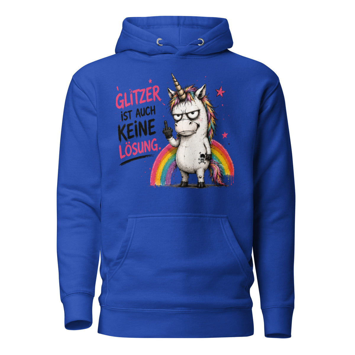 ✨ Glitzerrotz – „Glitzer ist auch keine Lösung“ | Hoodie
