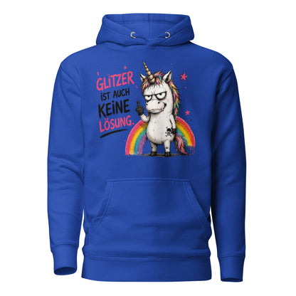 ✨ Glitzerrotz – „Glitzer ist auch keine Lösung“ | Hoodie