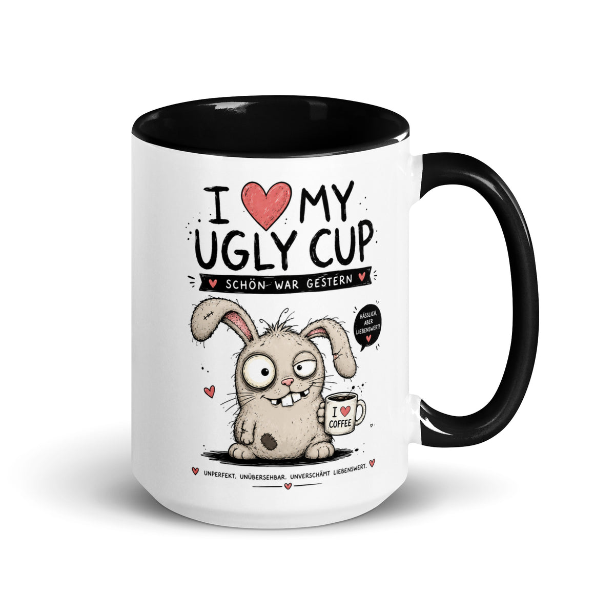 I ❤️ MY UGLY CUP – Hottie | Hässlich, aber zum Knuddeln 🐰❤️