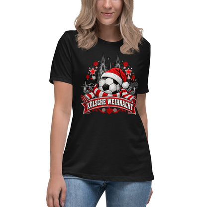 Weihnachts-T-Shirt „Kölsche Weihnacht“ – Weihnachten mit kölschem Hätz