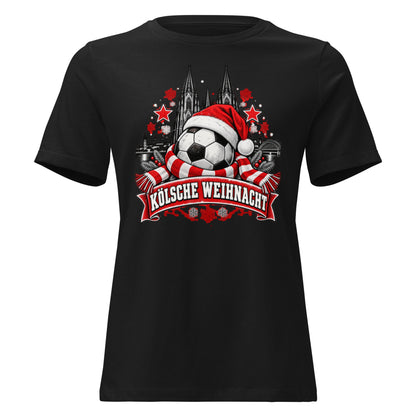Weihnachts-T-Shirt „Kölsche Weihnacht“ – Weihnachten mit kölschem Hätz