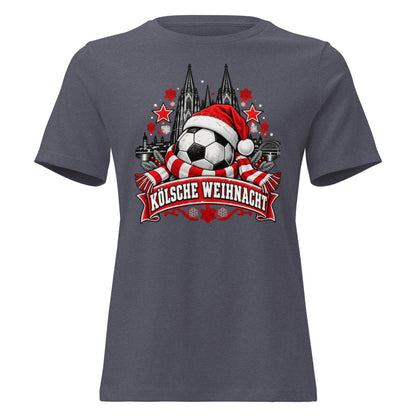 Weihnachts-T-Shirt „Kölsche Weihnacht“ – Weihnachten mit kölschem Hätz