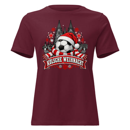 Weihnachts-T-Shirt „Kölsche Weihnacht“ – Weihnachten mit kölschem Hätz