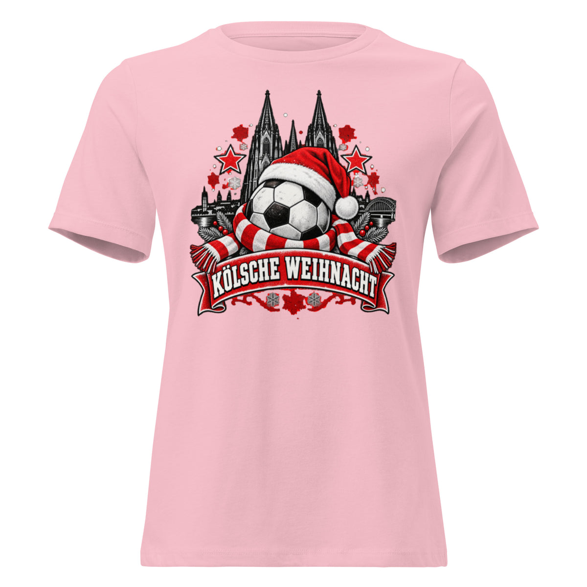 Weihnachts-T-Shirt „Kölsche Weihnacht“ – Weihnachten mit kölschem Hätz